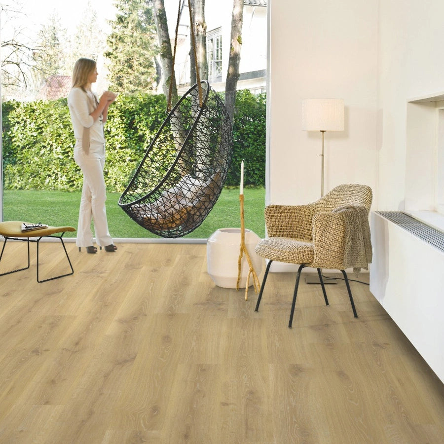 Quick-Step Creo Tennessee Oak Natural Laminate Flooring - CRH3180