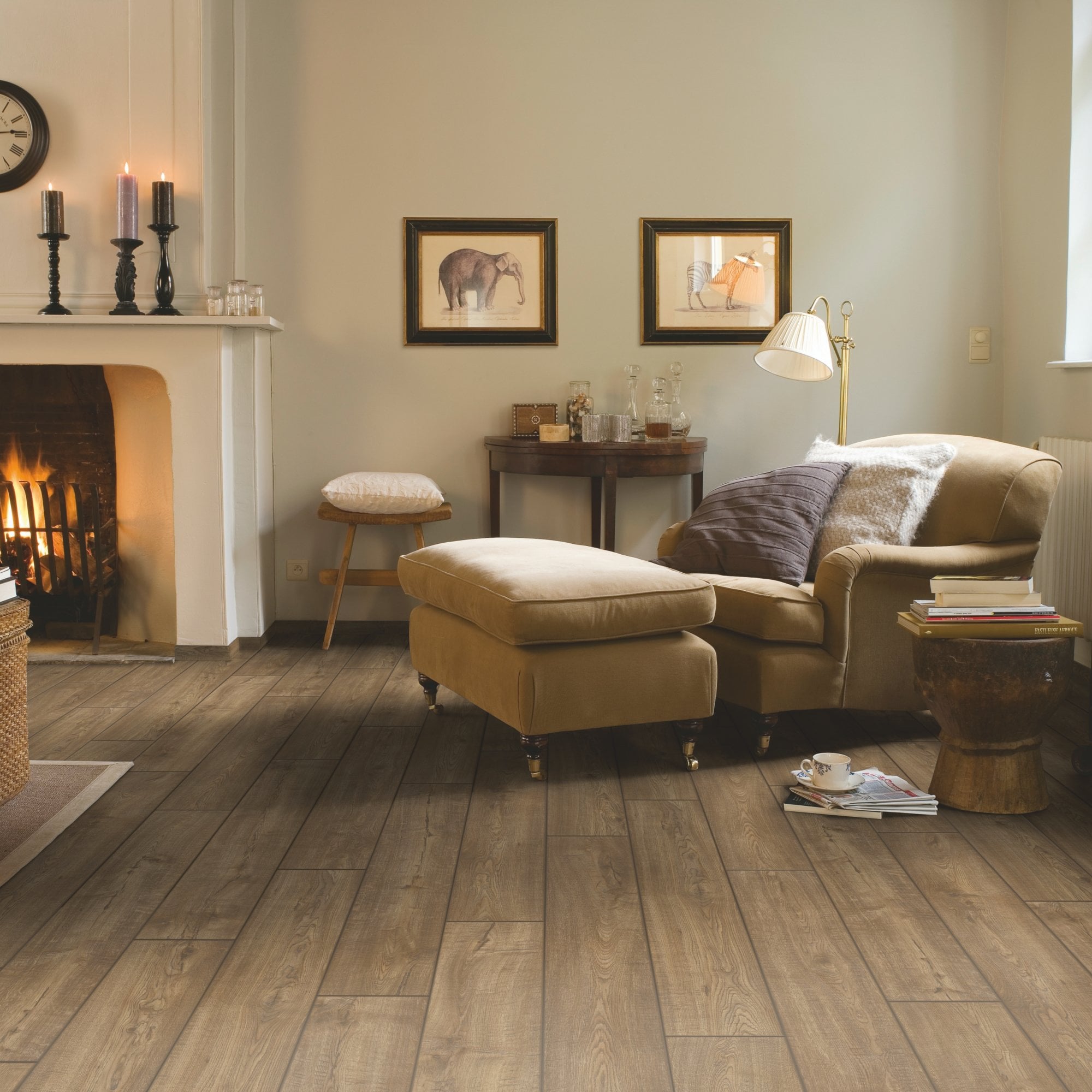 Quick-Step Impressive Classic Oak Brown Laminate Flooring - IM1849