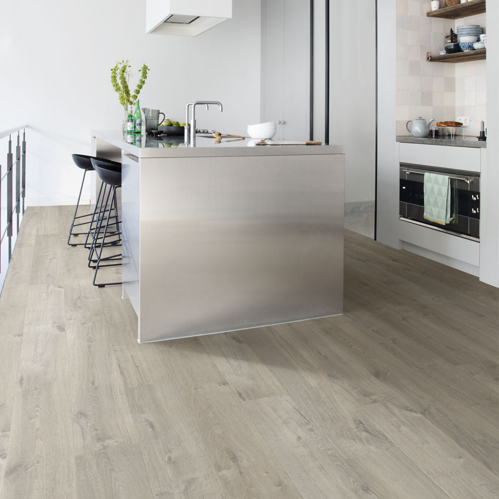 Quick-Step Impressive Ultra Soft Oak Grey Laminate Flooring - IMU3558