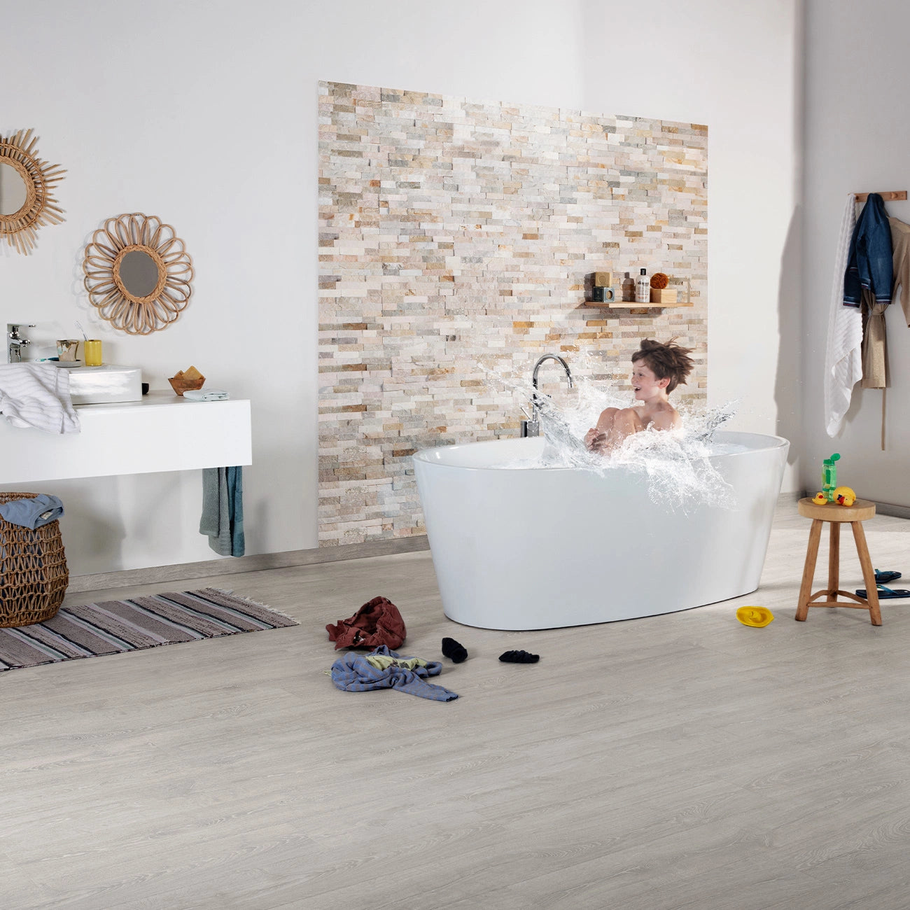 Quick-Step Impressive Patina Classic Oak Grey Laminate Flooring - IM3560