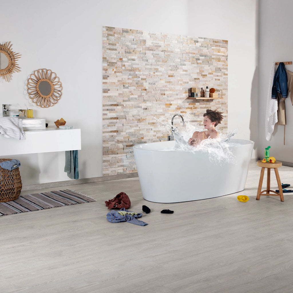 Quick-Step Impressive Ultra Patina Classic Oak Light Grey Laminate Flooring - IMU3560