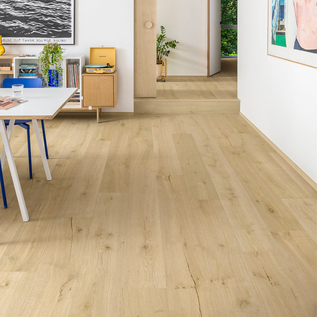 Quick-Step Impressive Cotton Oak Laminate Flooring - IM8254