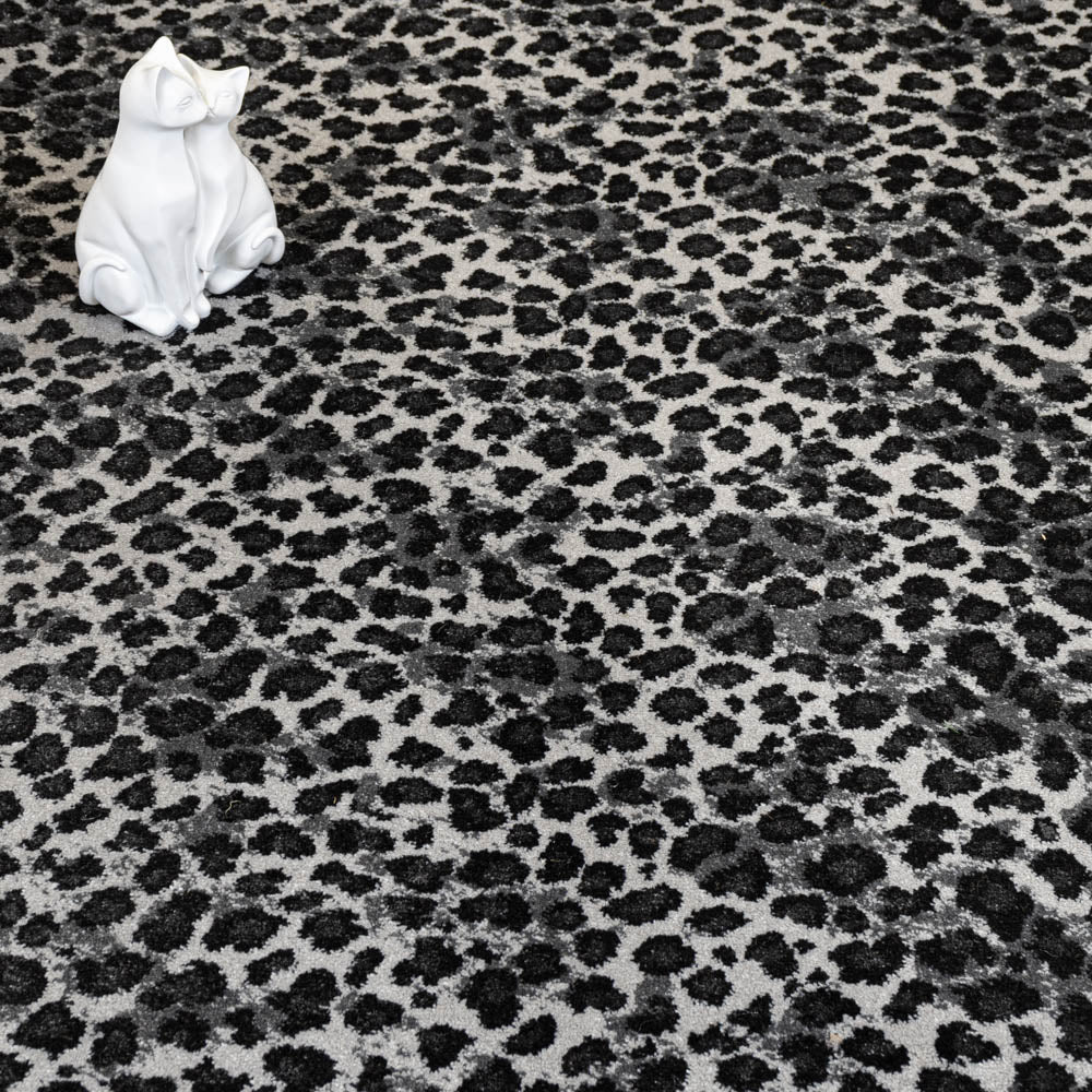 Hugh Mackay Sovereign Wilton Ice Leopard Carpet | Stain Resistant