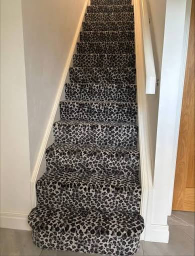 Hugh Mackay Sovereign Wilton Ice Leopard Carpet | Stain Resistant