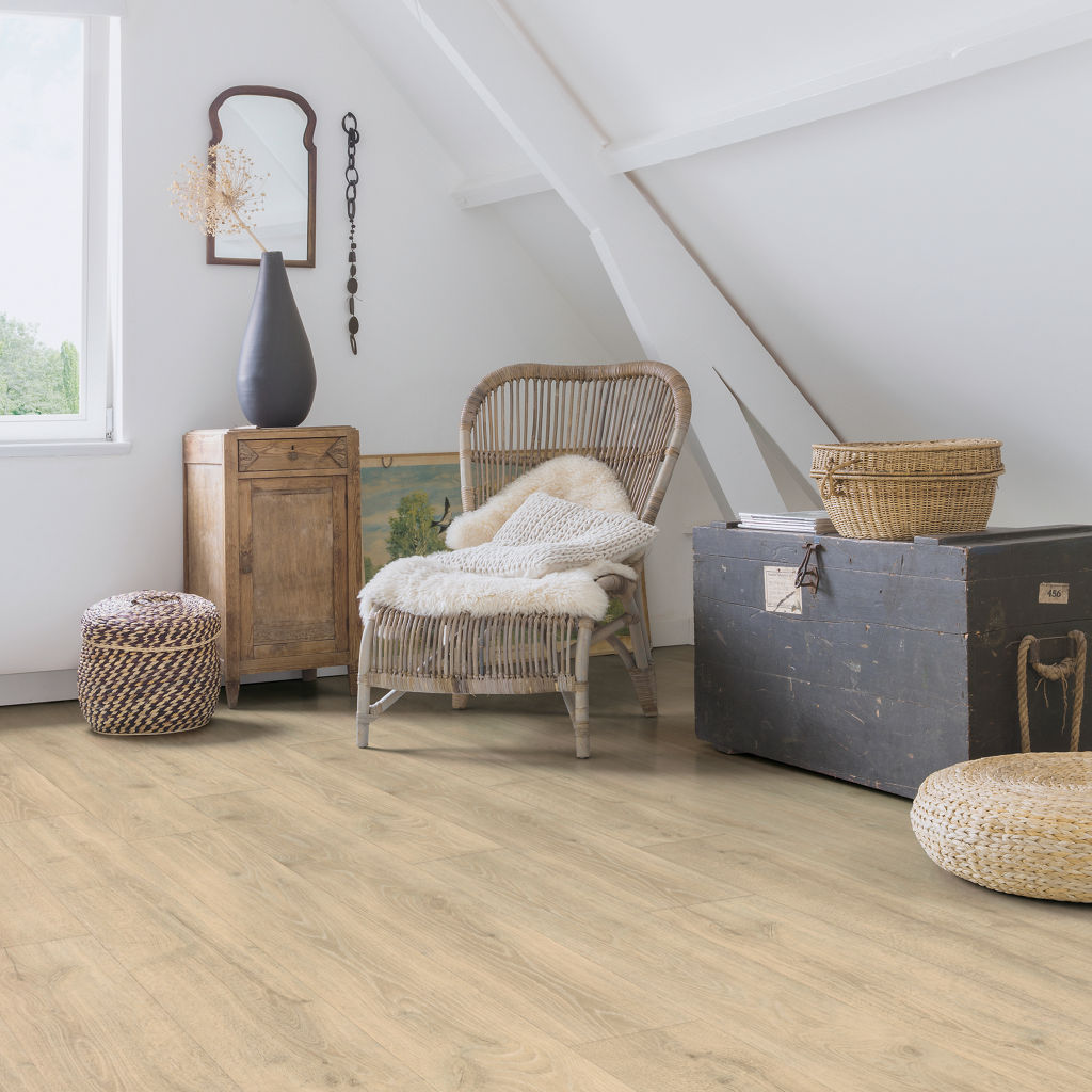 Quick-Step Majestic Woodland Oak Beige Laminate Flooring - MJ3545