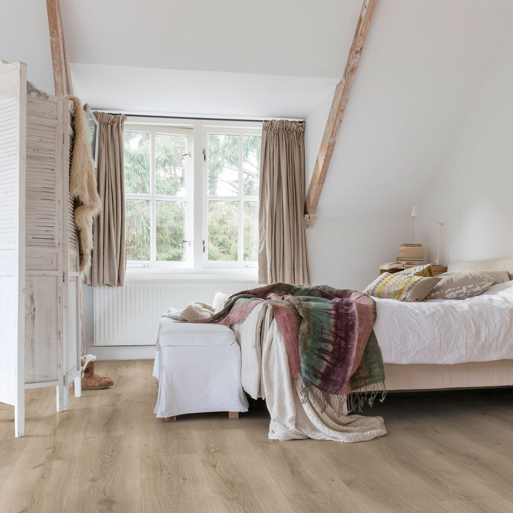 Quick-Step Majestic Desert Oak Brushed Grey Laminate Flooring - MJ3552