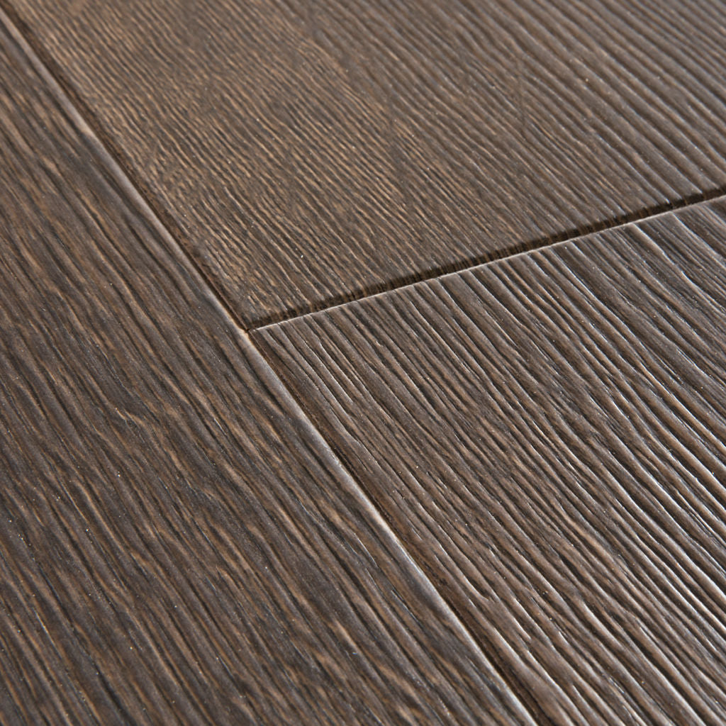 Quick-Step Majestic Desert Oak Brushed Dark Brown Laminate Flooring - MJ3553