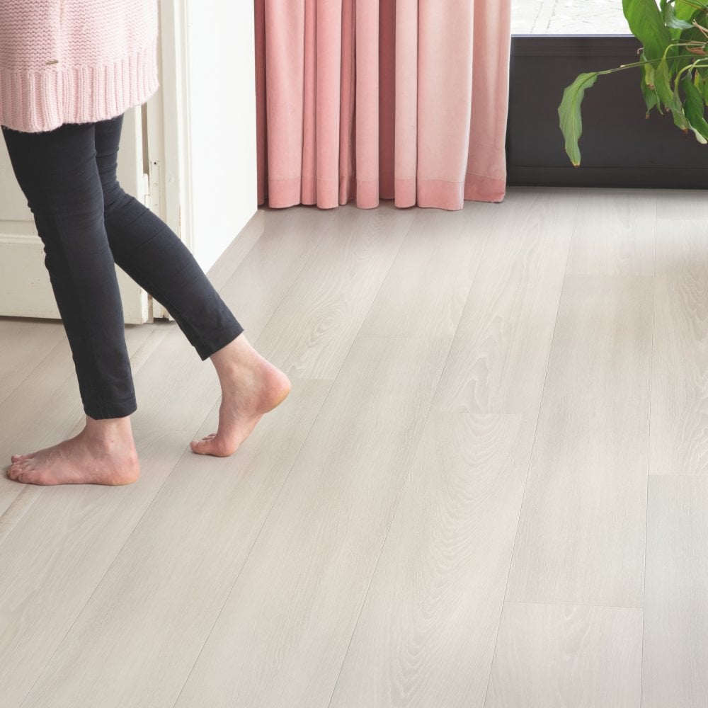 Quick-Step Capture White Premium Oak Laminate Flooring - SIG4757