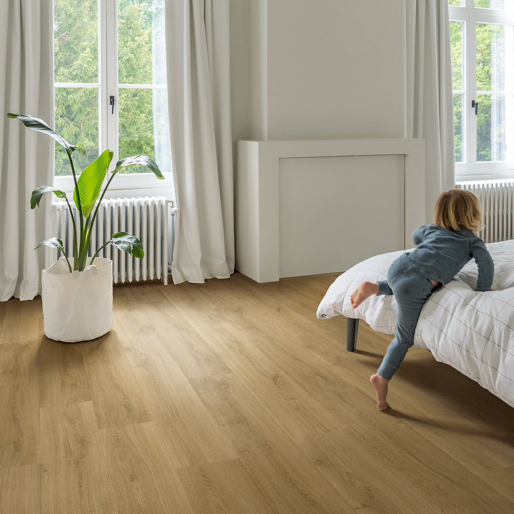 Quick-Step Capture Brushed Oak Warm Natural Laminate Flooring - SIG4762