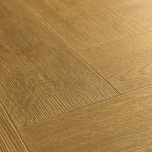 Quick-Step Impressive Design Cinnamon Oak Herringbone Laminate Flooring - IMD8244
