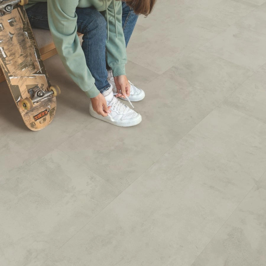 Quick-Step Muse Grey Concrete Laminate Flooring - MUS5488